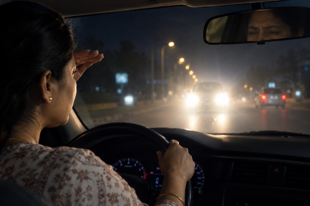 Nighttime Driving Through Glare