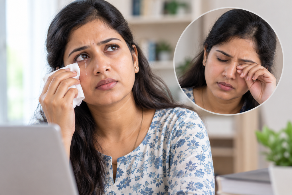 Tears and Dry Eyes at Home